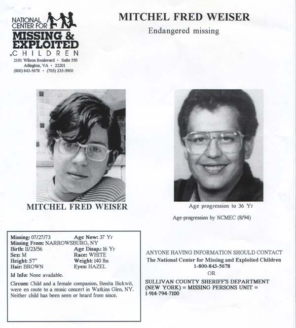 Mitchel Weiser age progression rendering