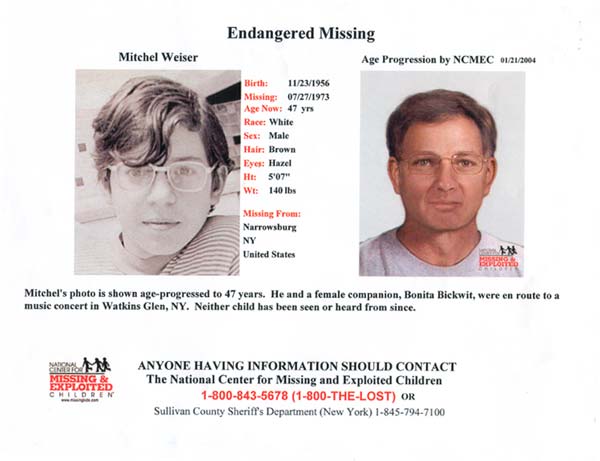 Mitchel Weiser age progression rendering