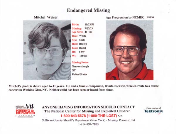 Mitchel Weiser age progression rendering