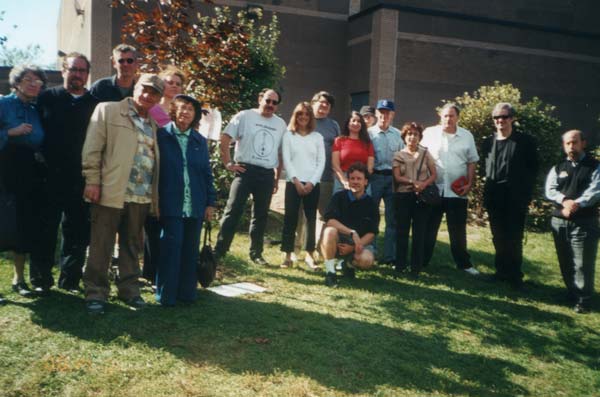 John Dewey High School reunion 2000, tree planting in memory of Mitchel and Bonnie